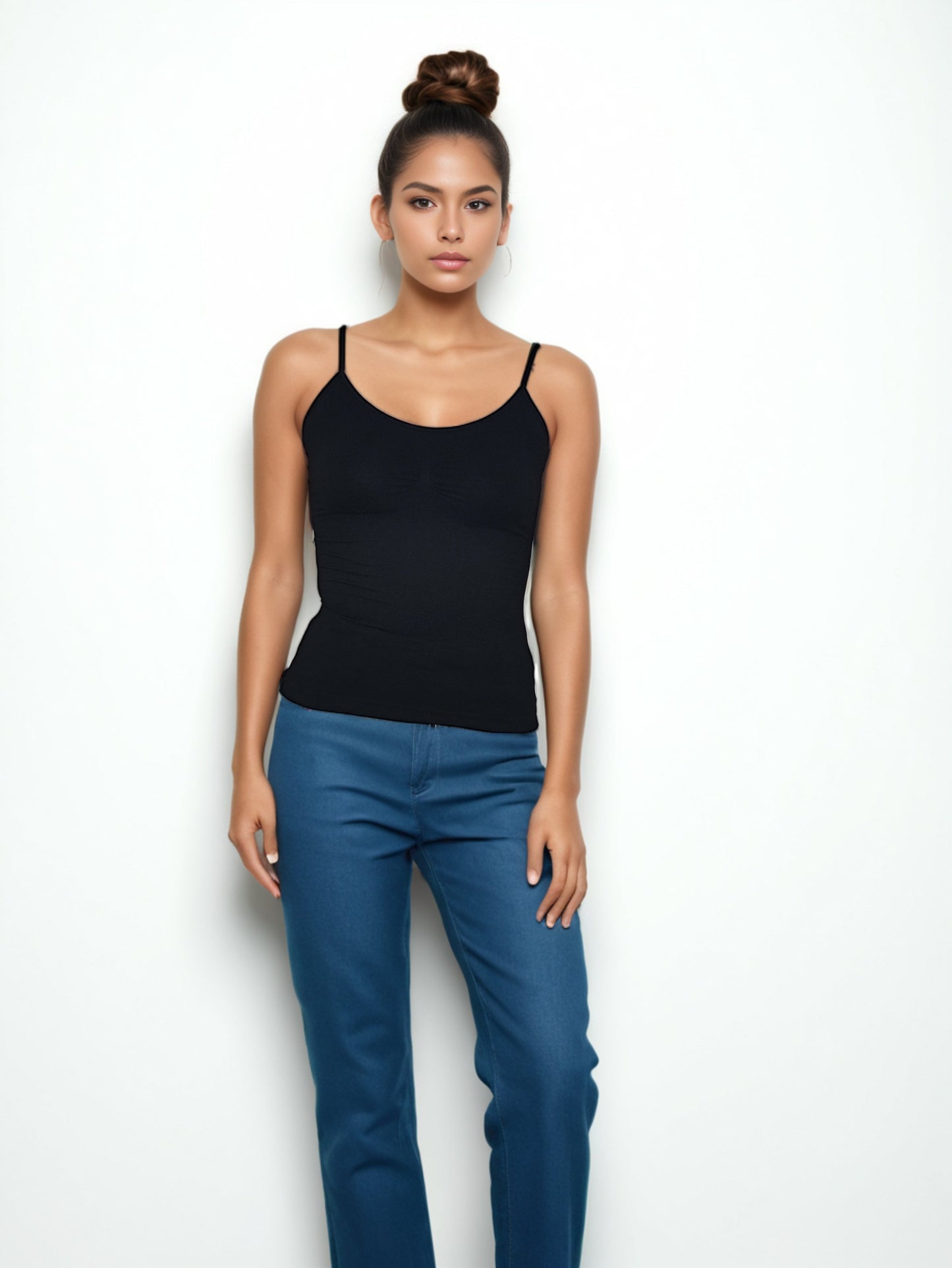 BLUSA TIRANTE BASICA CON RETENCIÓN