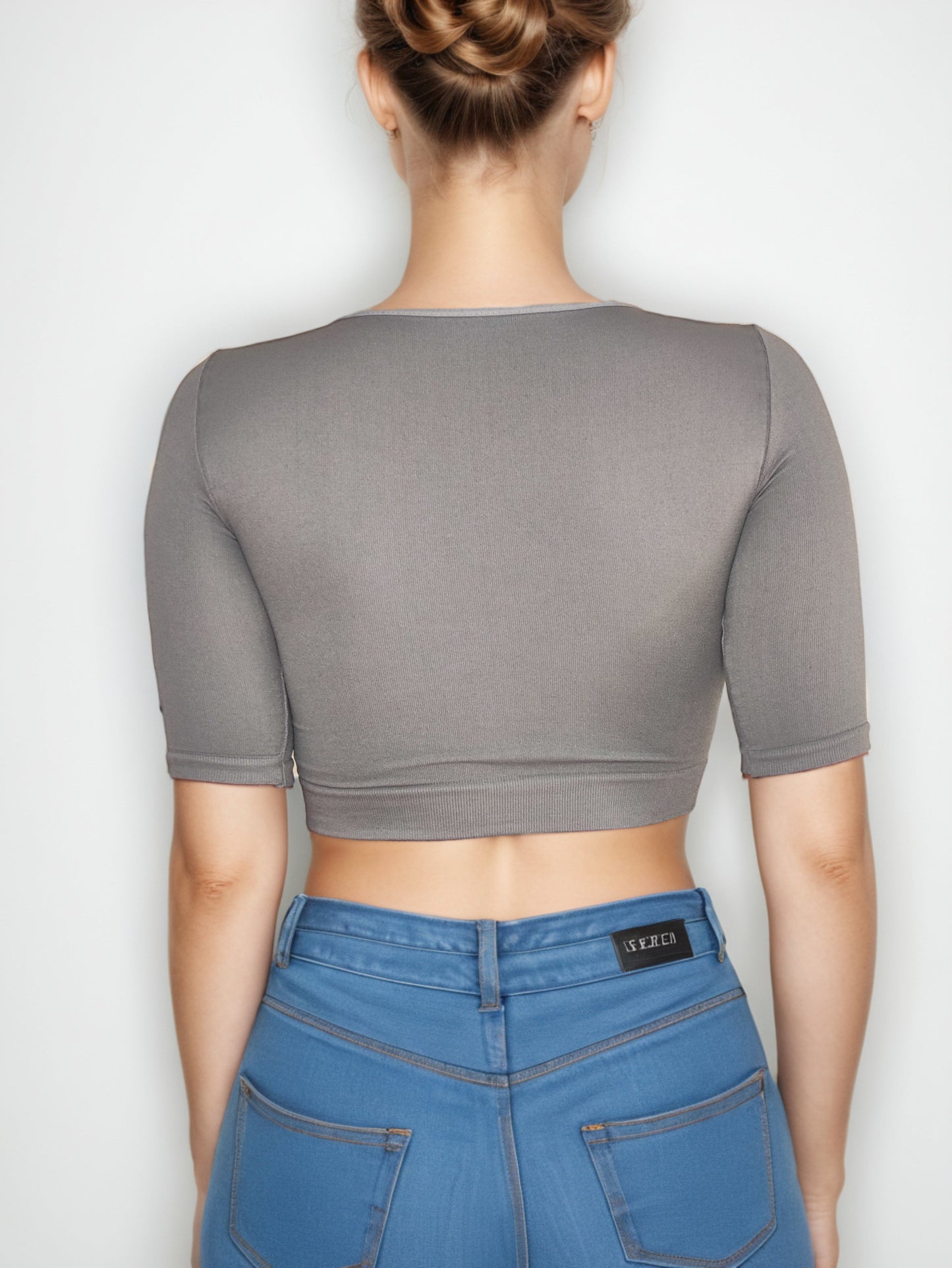 BLUSA MANGA 3/4 CUELLO REDONDO