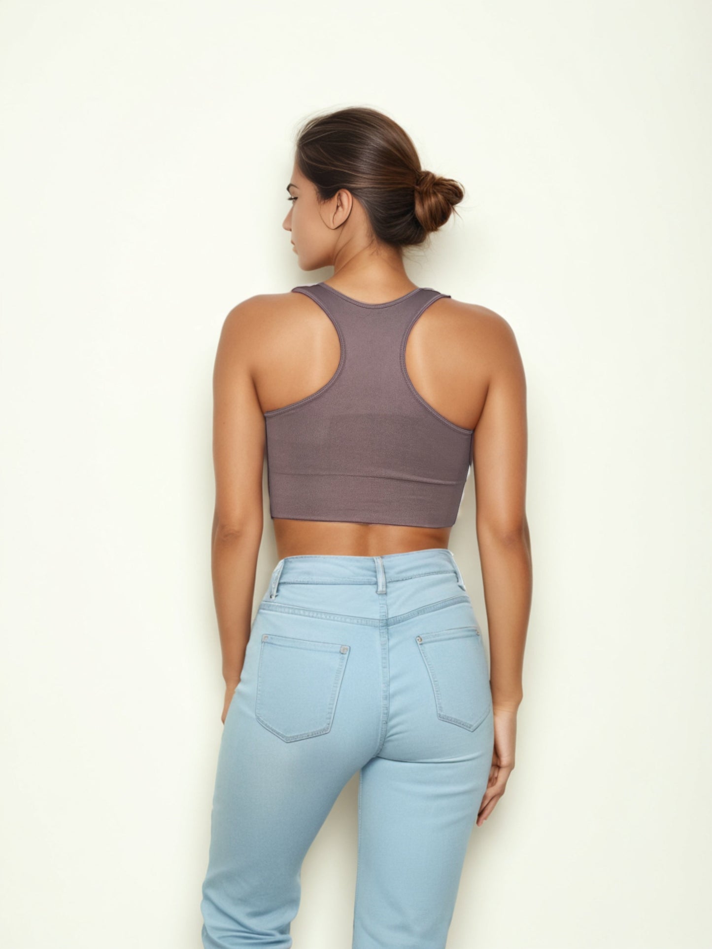 TOP FAJA CORTE OLIMPICO CON PUSH UP