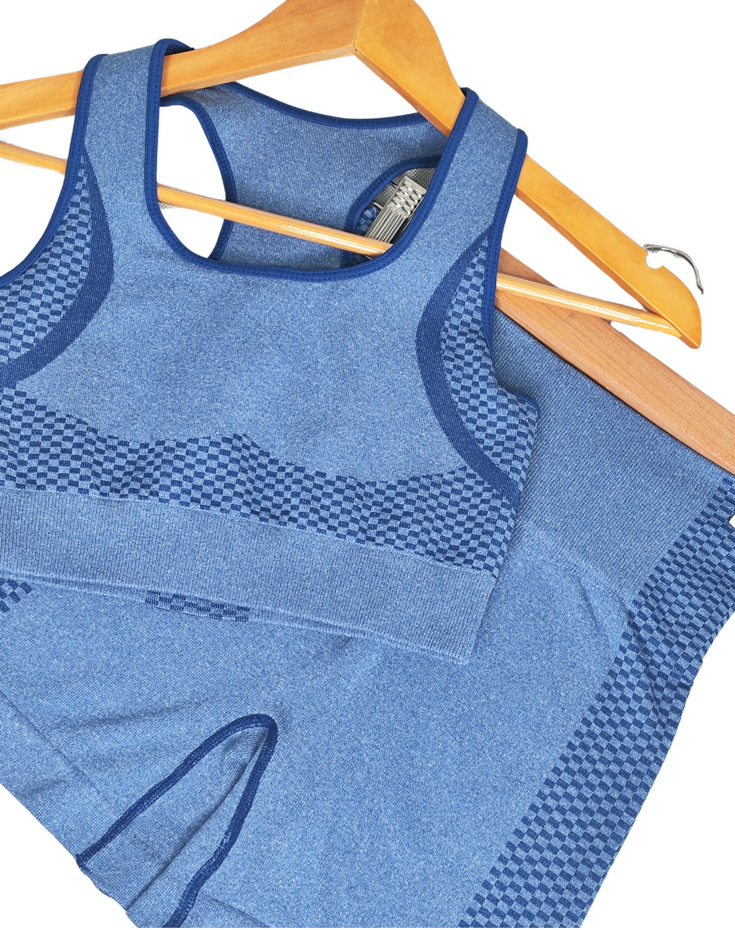 CONJUNTO CUADROS SHORT SIN PUSH UP + TOP