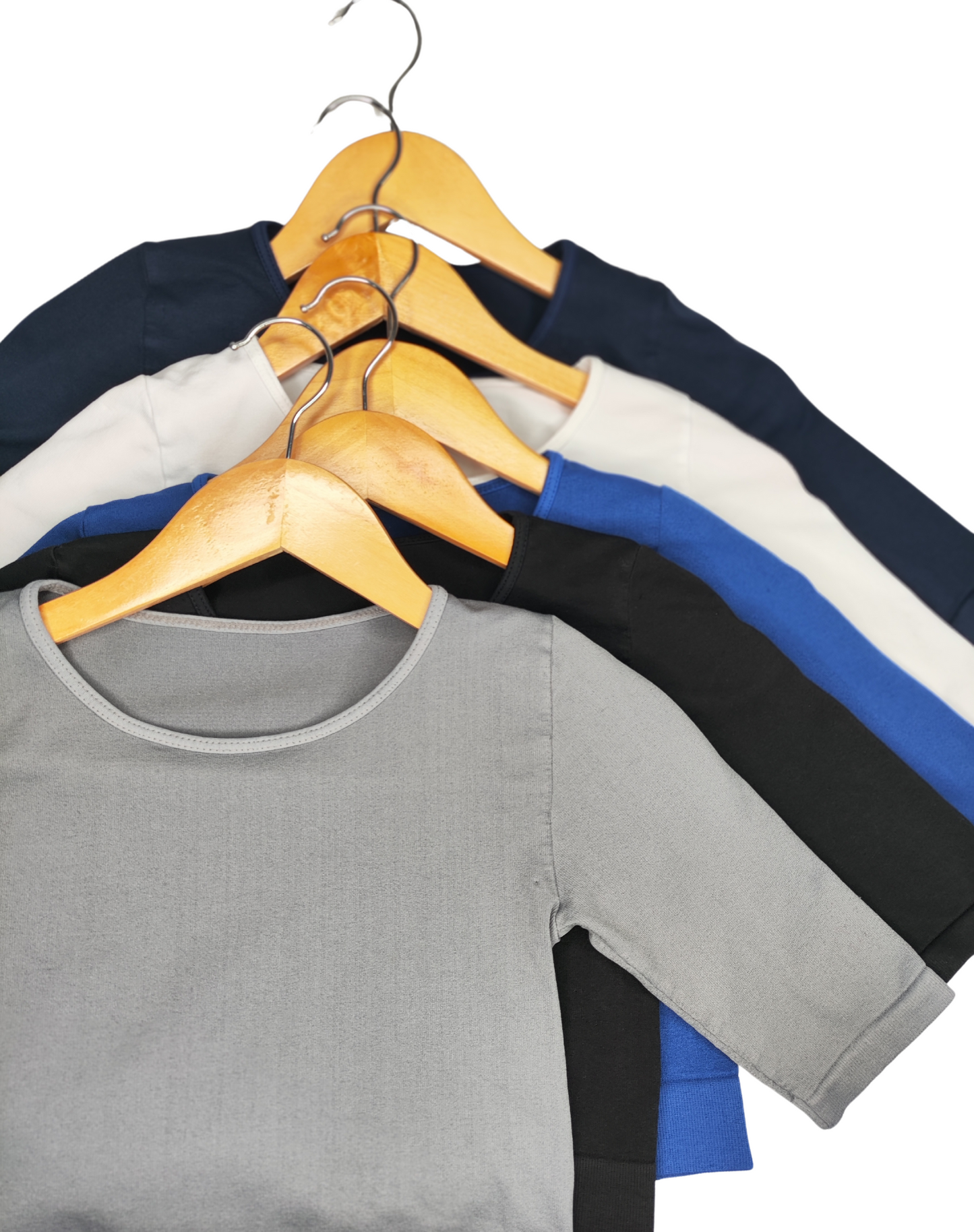 BLUSA MANGA 3/4 CUELLO REDONDO