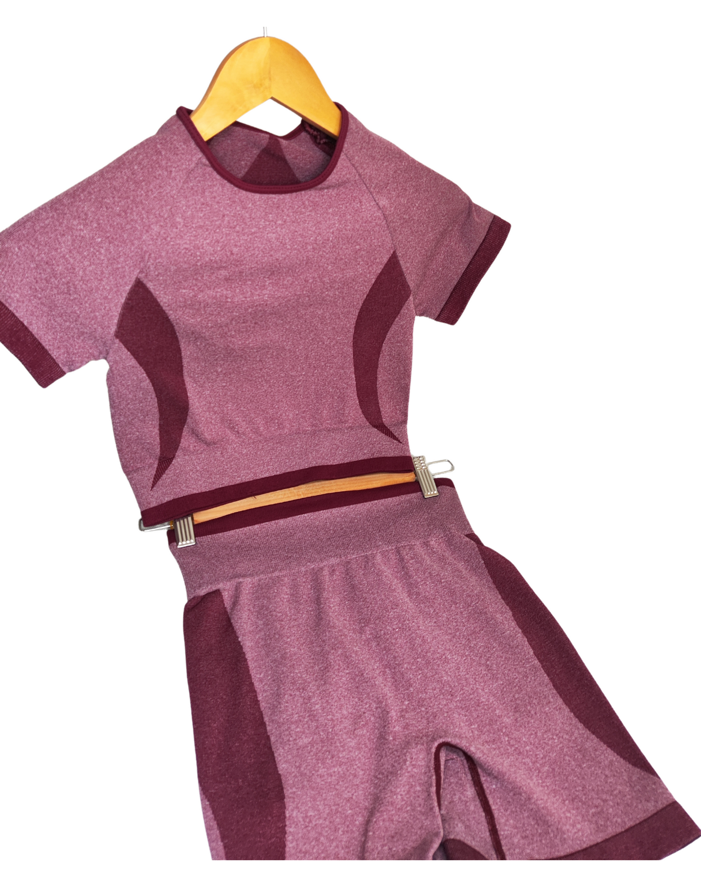 CONJUNTO SONRISA BICOLOR SHORT + CROP TOP