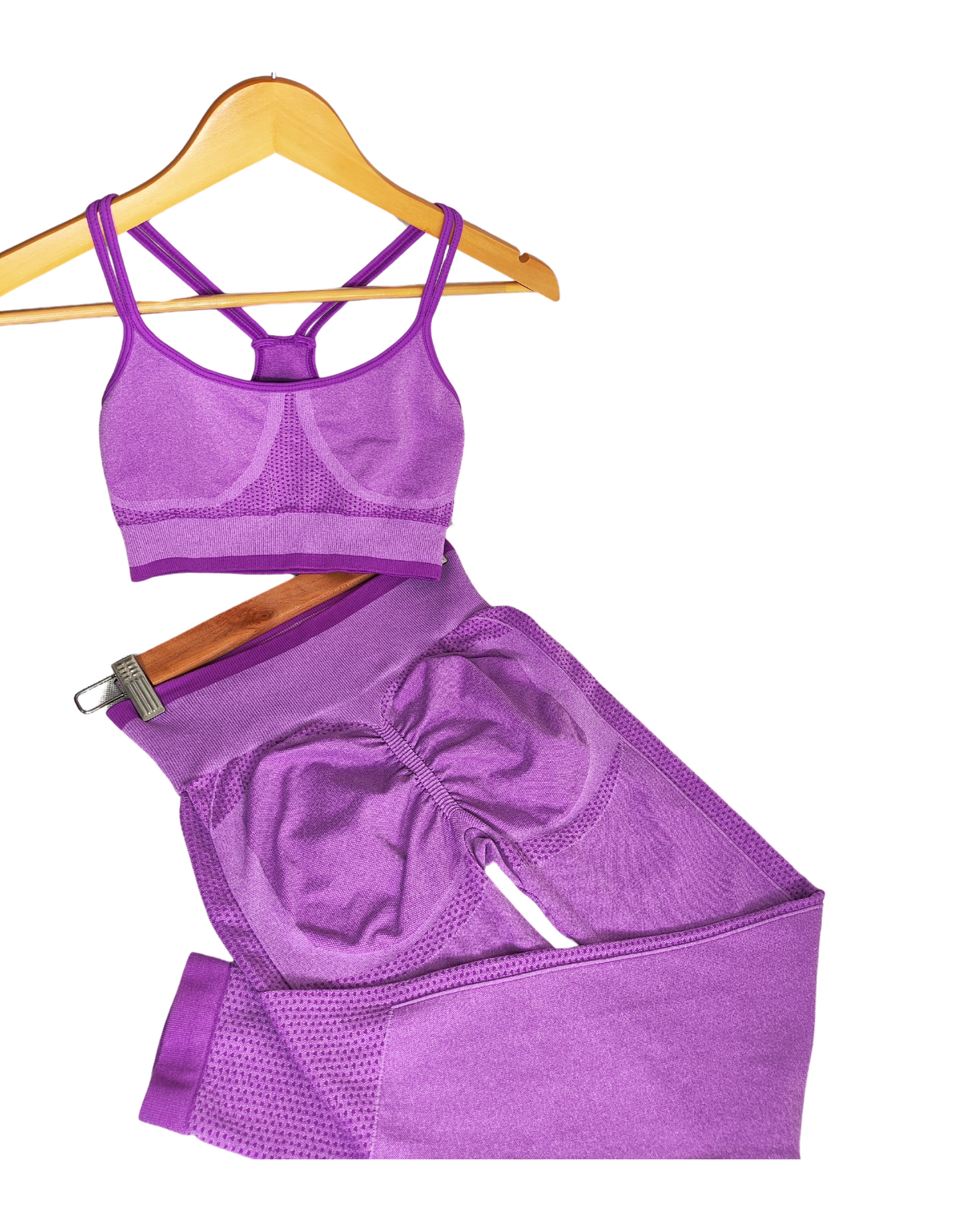 CONJUNTO PUNTOS BICOLOR LEGGING + TOP