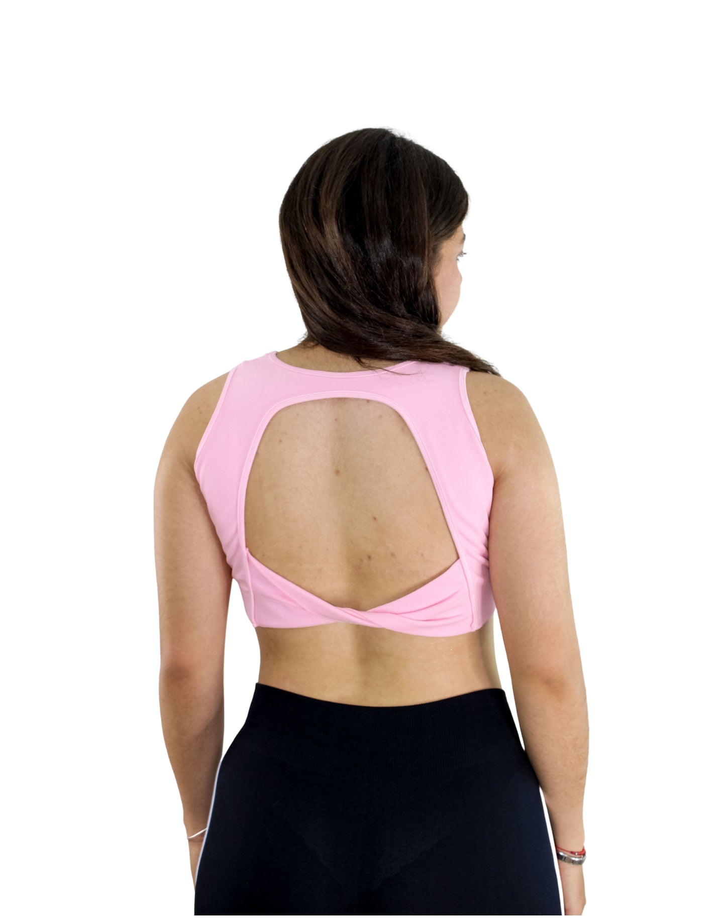 CONJUNTO LEGGING LISO CON PUSH UP + TOP LISO CON ESCOTE EN ESPALDA