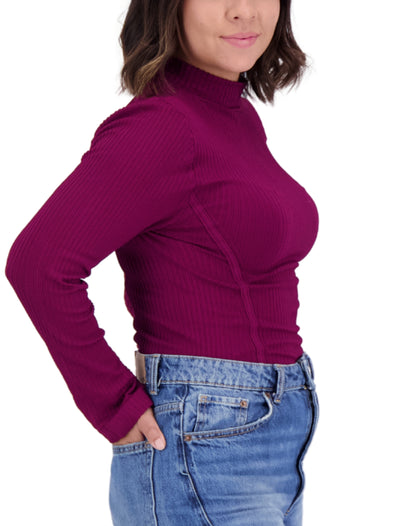 BLUSA MANGA LARGA TIPO CORSET