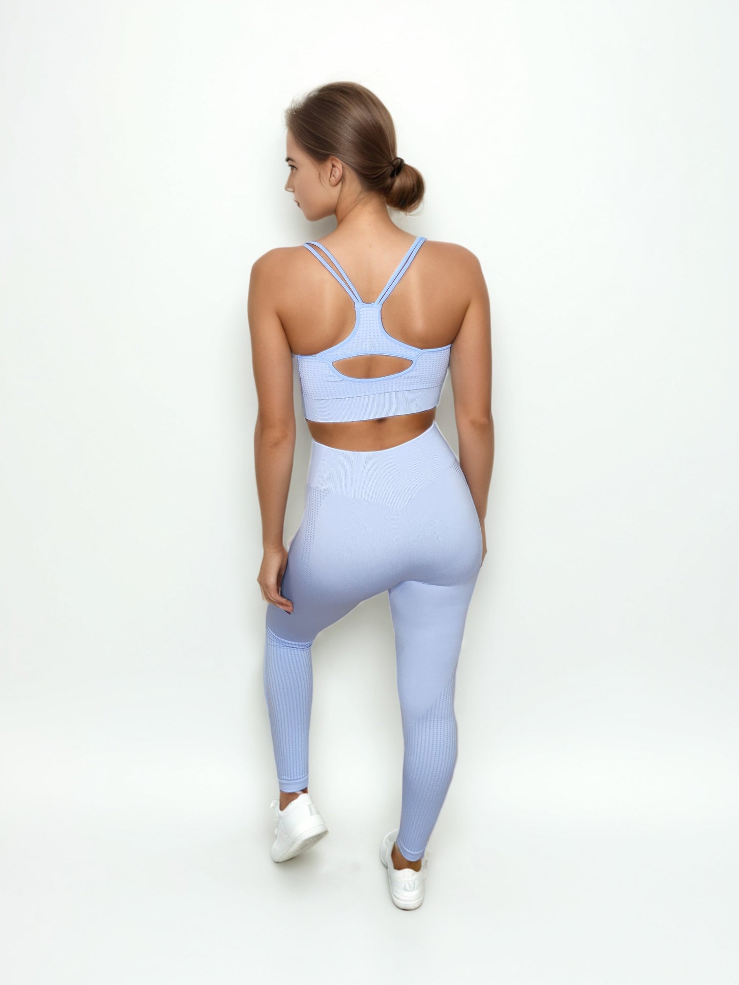 CONJUNTO CIRCULOS LEGGING SIN PUSH UP + TOP