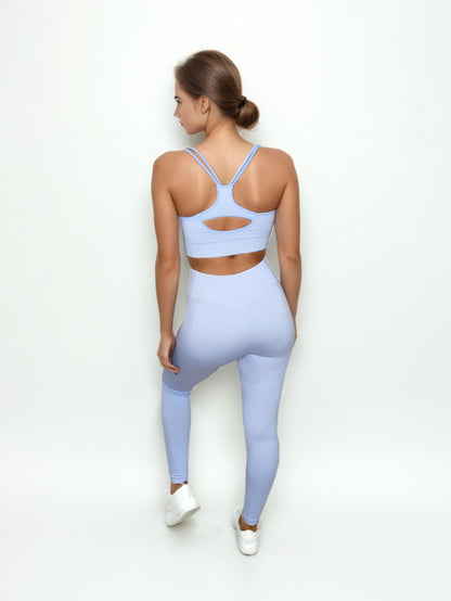 CONJUNTO CIRCULOS LEGGING SIN PUSH UP + TOP