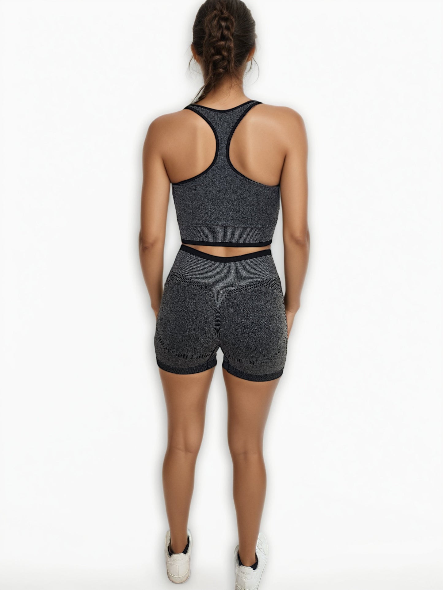 CONJUNTO PUNTOS BICOLOR SHORT + TOP