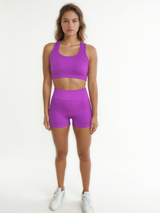 CONJUNTO FRANJAS SHORT + TOP