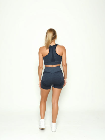 CONJUNTO FRANJA DE PUNTOS SHORT + TOP