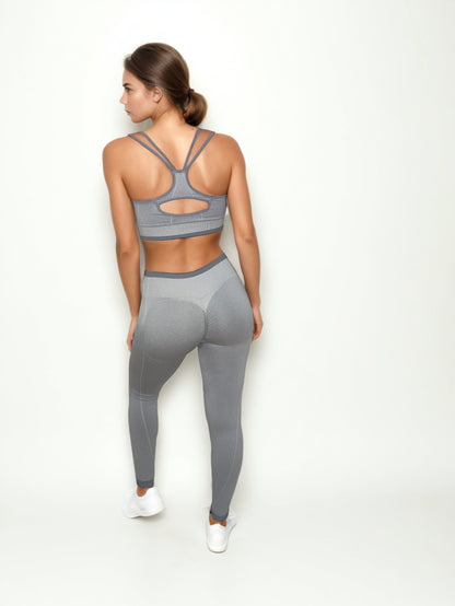 CONJUNTO BOMBA BICOLOR LEGGING + TOP TIRANTE