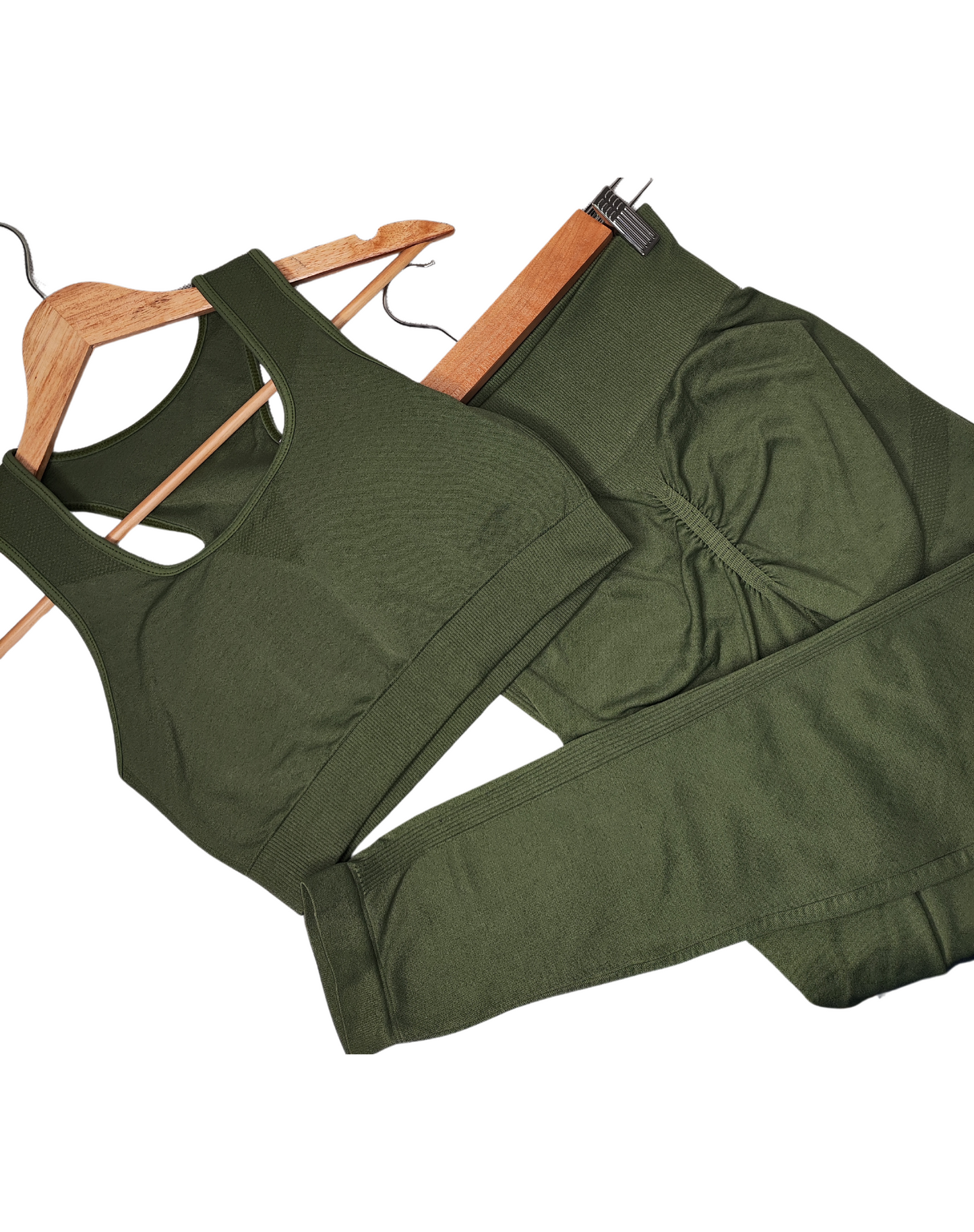 CONJUNTO LEGGING SOLIDO FRANJAS + TOP OLIMPICO FRANJAS