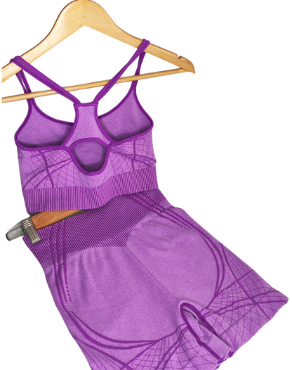 CONJUNTO TRAZADO SHORT CORTO + TOP DOBLE TIRANTE