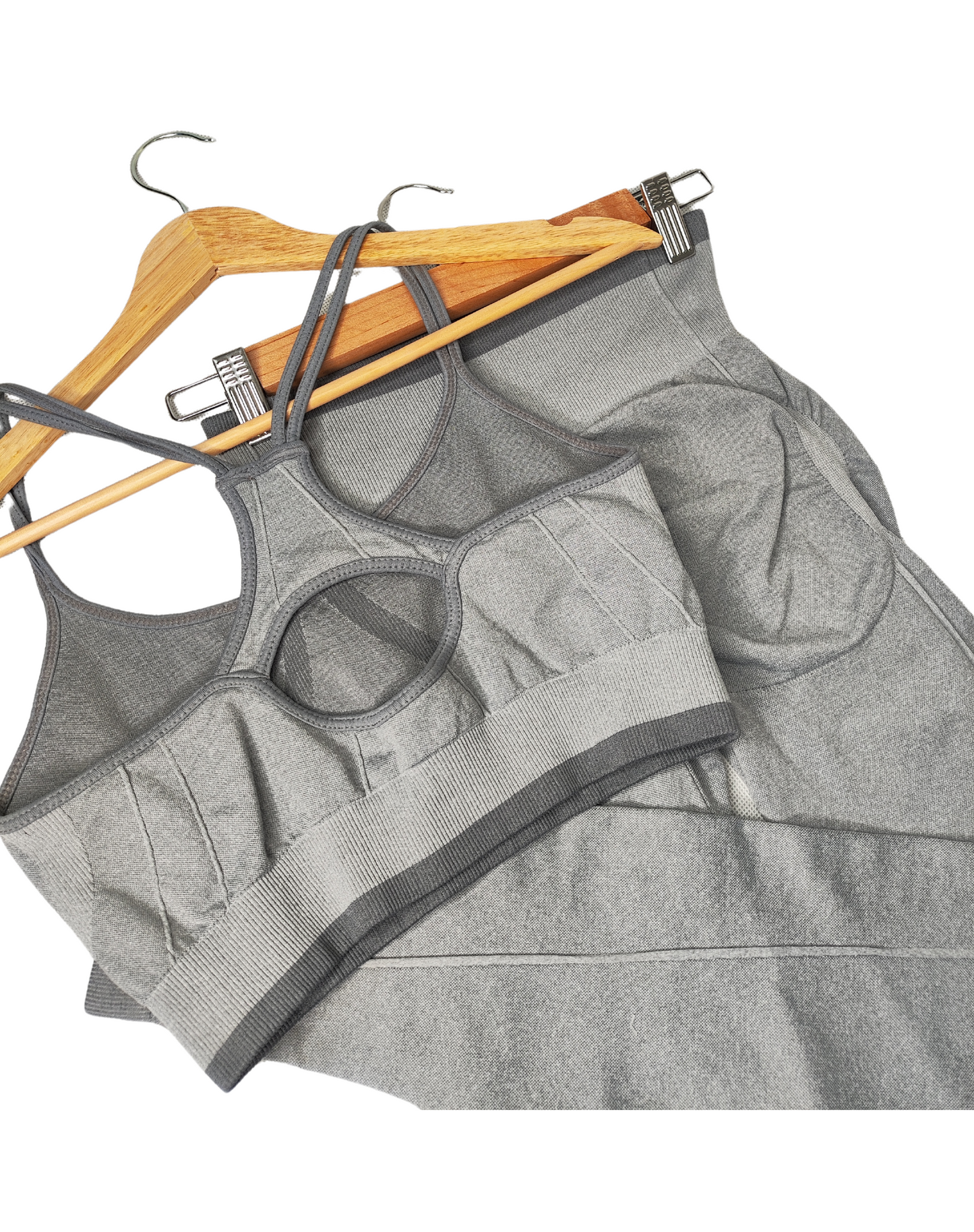 CONJUNTO BOMBA BICOLOR LEGGING + TOP TIRANTE
