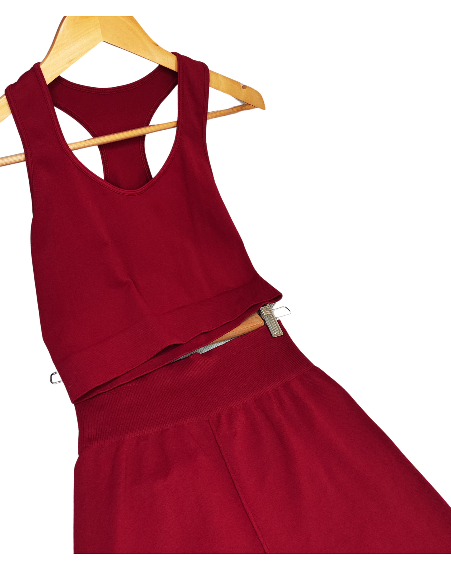 CONJUNTO TOP OLIMPICO SENCILLO + SHORT CORTO SIN PUSH UP