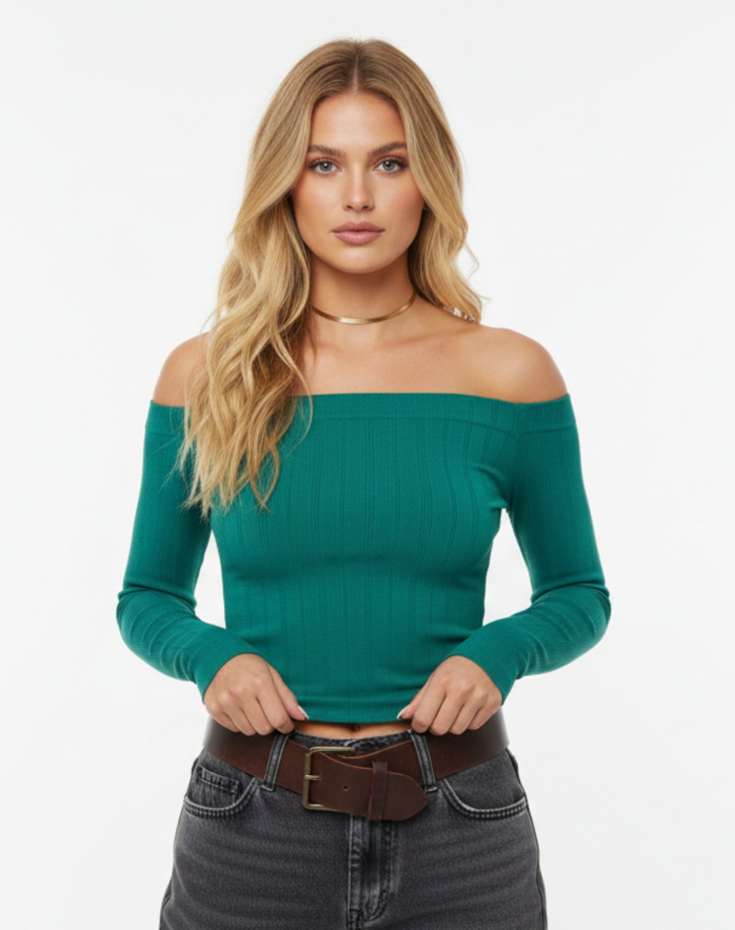 BLUSA CAMPESINA MANGA LARGA