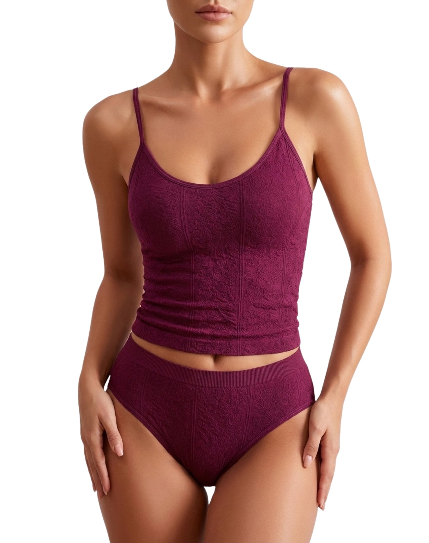 CONJUNTO BLUSA DE TIRANTES + PANTY