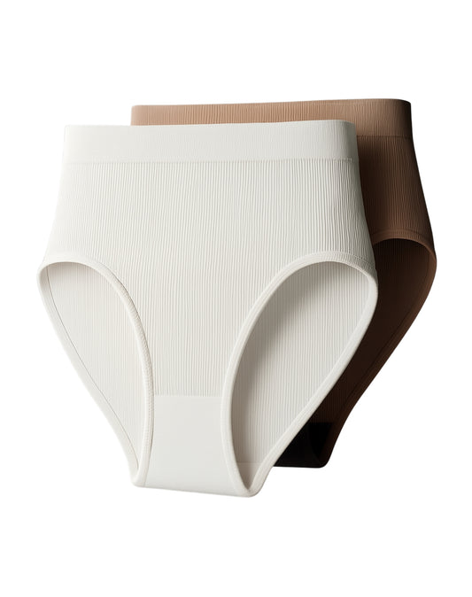PANTY ACANALADO DE TIRO ALTO
